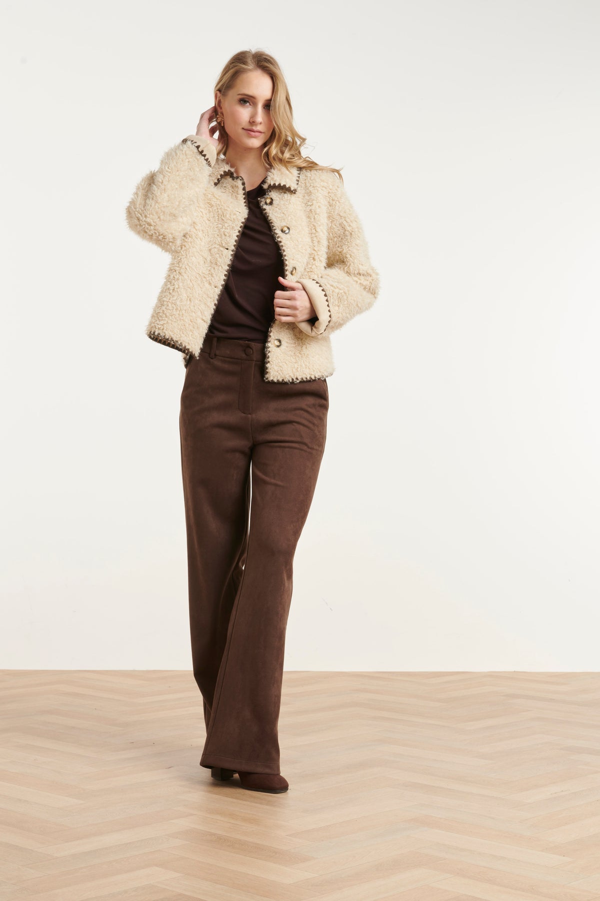 Chaqueta Reversible de Bouclé Arena
