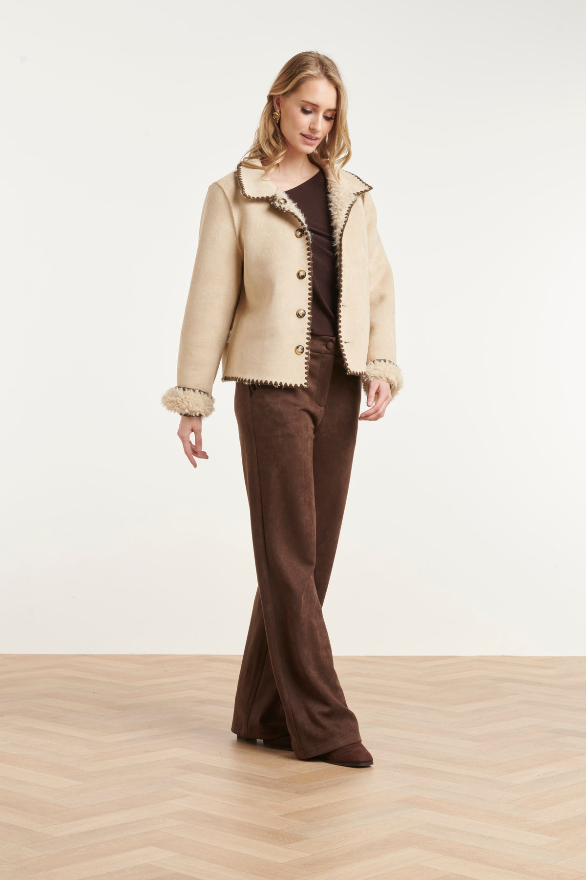 Chaqueta Reversible de Bouclé Arena