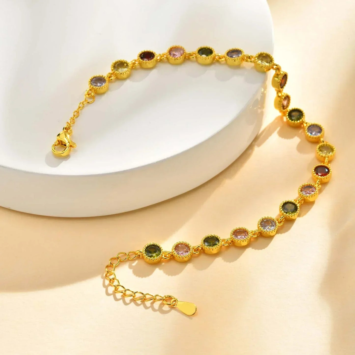 Bracelet Charm Arc-en-Ciel Lumineux