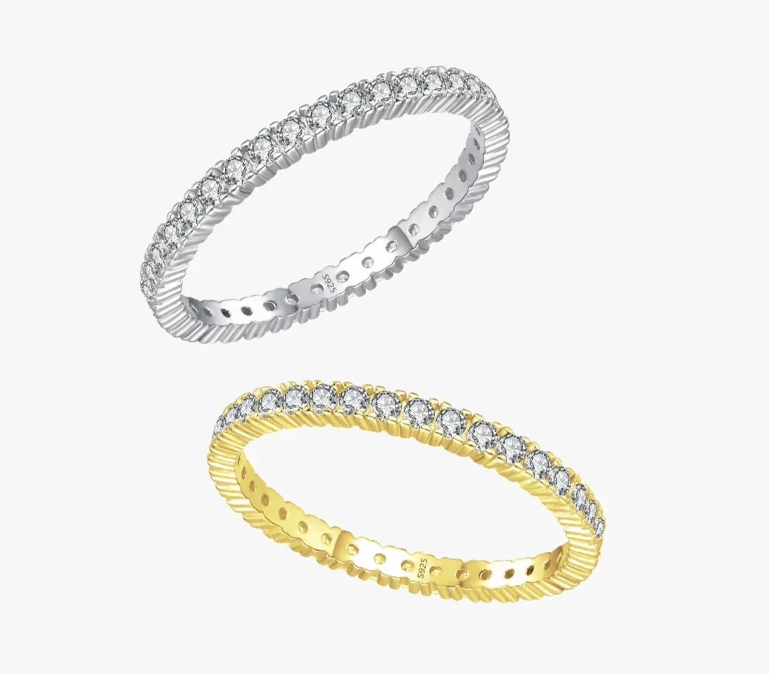 Bague Éternité Minimal Lumineux