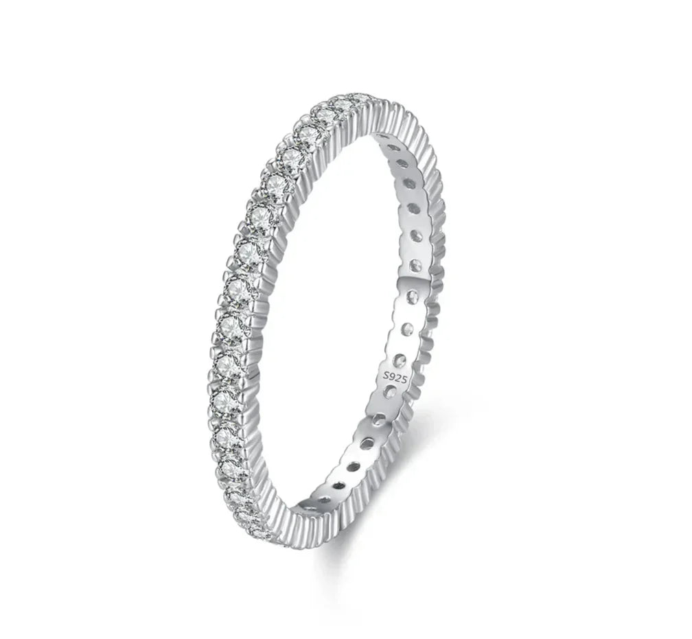 Bague Éternité Minimal Lumineux