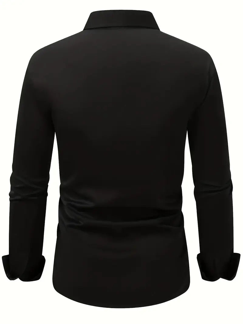 Camisa Entallada de Manga Larga