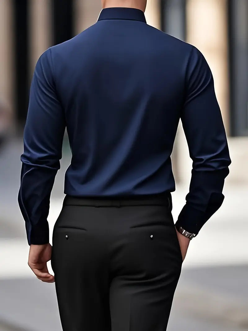 Camisa Entallada de Manga Larga