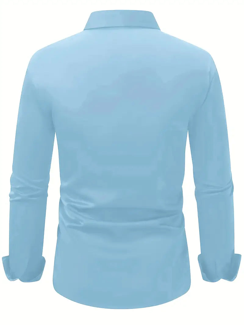 Camisa Entallada de Manga Larga