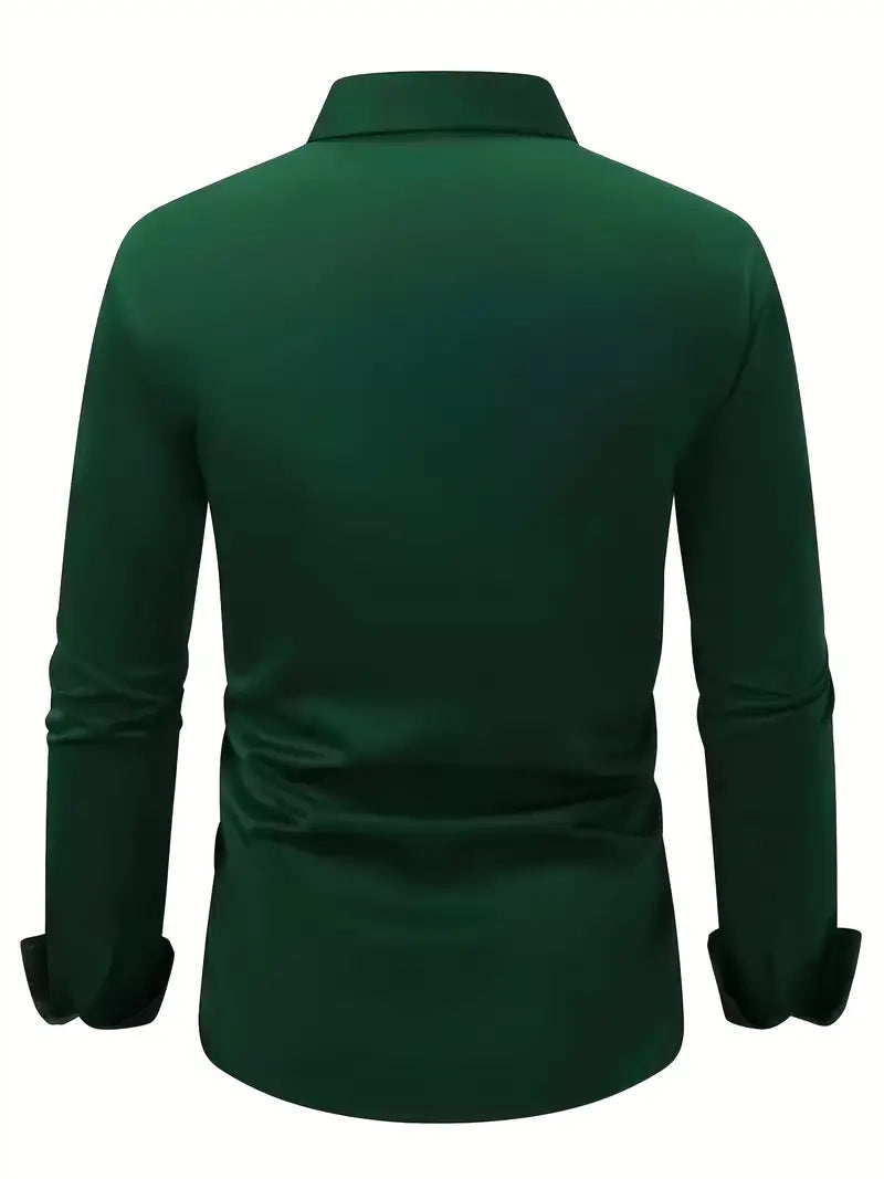 Camisa Entallada de Manga Larga