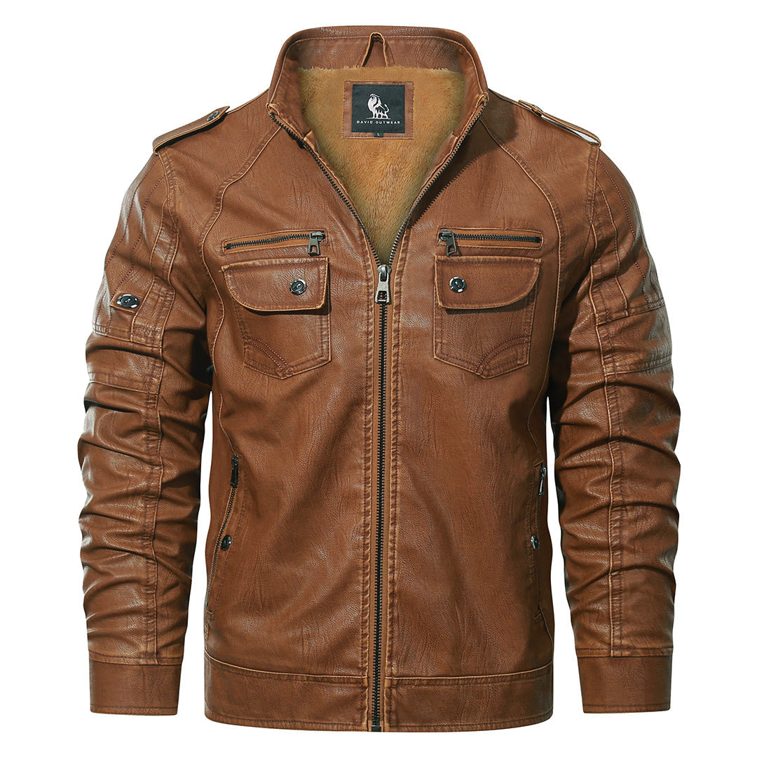 Chaqueta de motociclista de forro polar