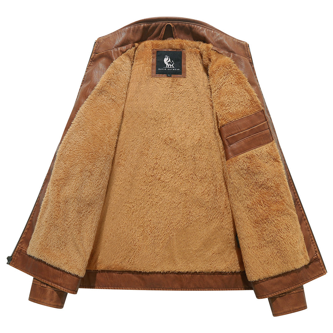 Chaqueta de motociclista de forro polar