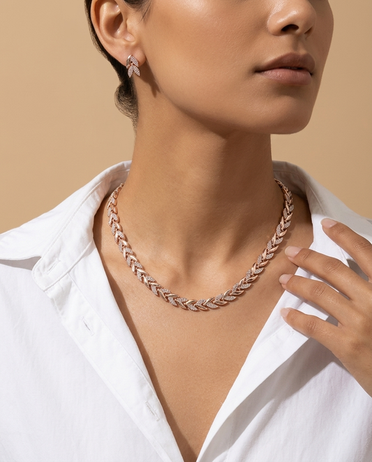 Conjunto Cristal Cola de Pez