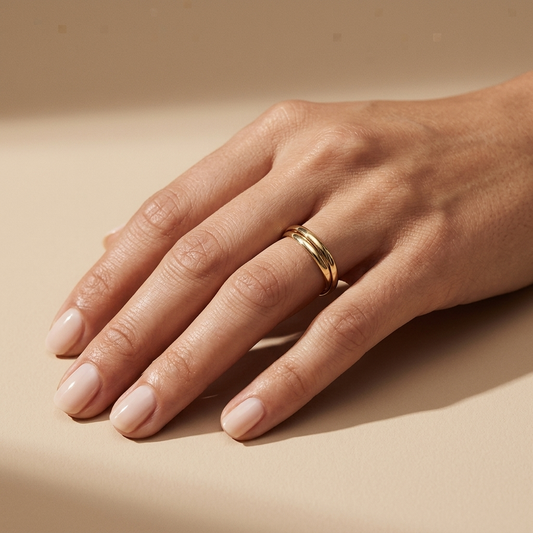 Anillo Léna Trielle Dorado
