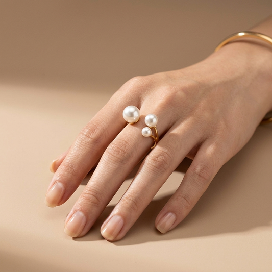 Anillo Trío de Perlas