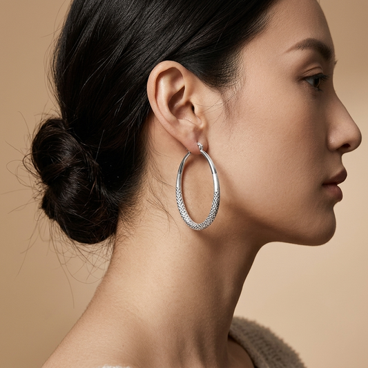 Pendientes Plateado