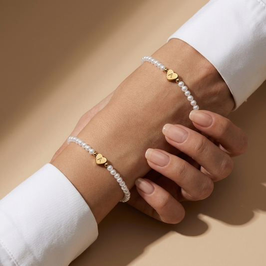 Pulsera Inicial Corazón A a Z