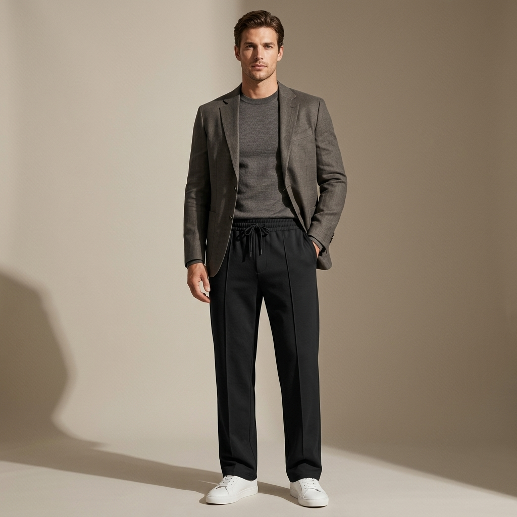 Pantalones rectos para hombre
