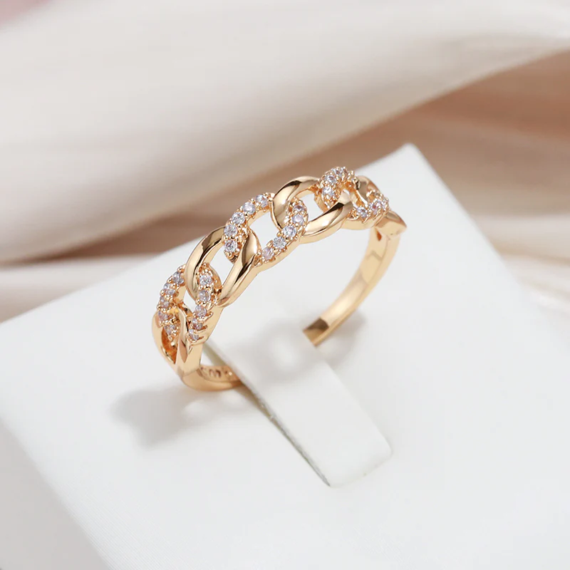 Bague en Or “Maille Chic”