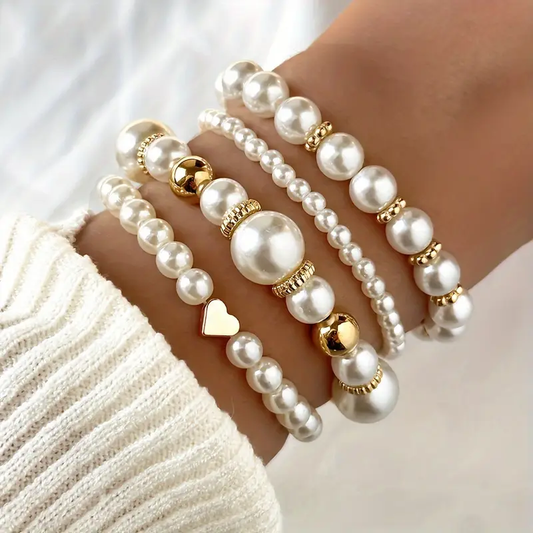 Ensemble de Bracelets en Perles Intemporelles