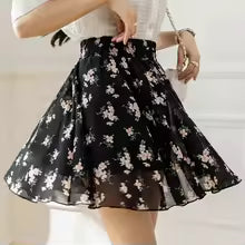 Falda de estampado floral