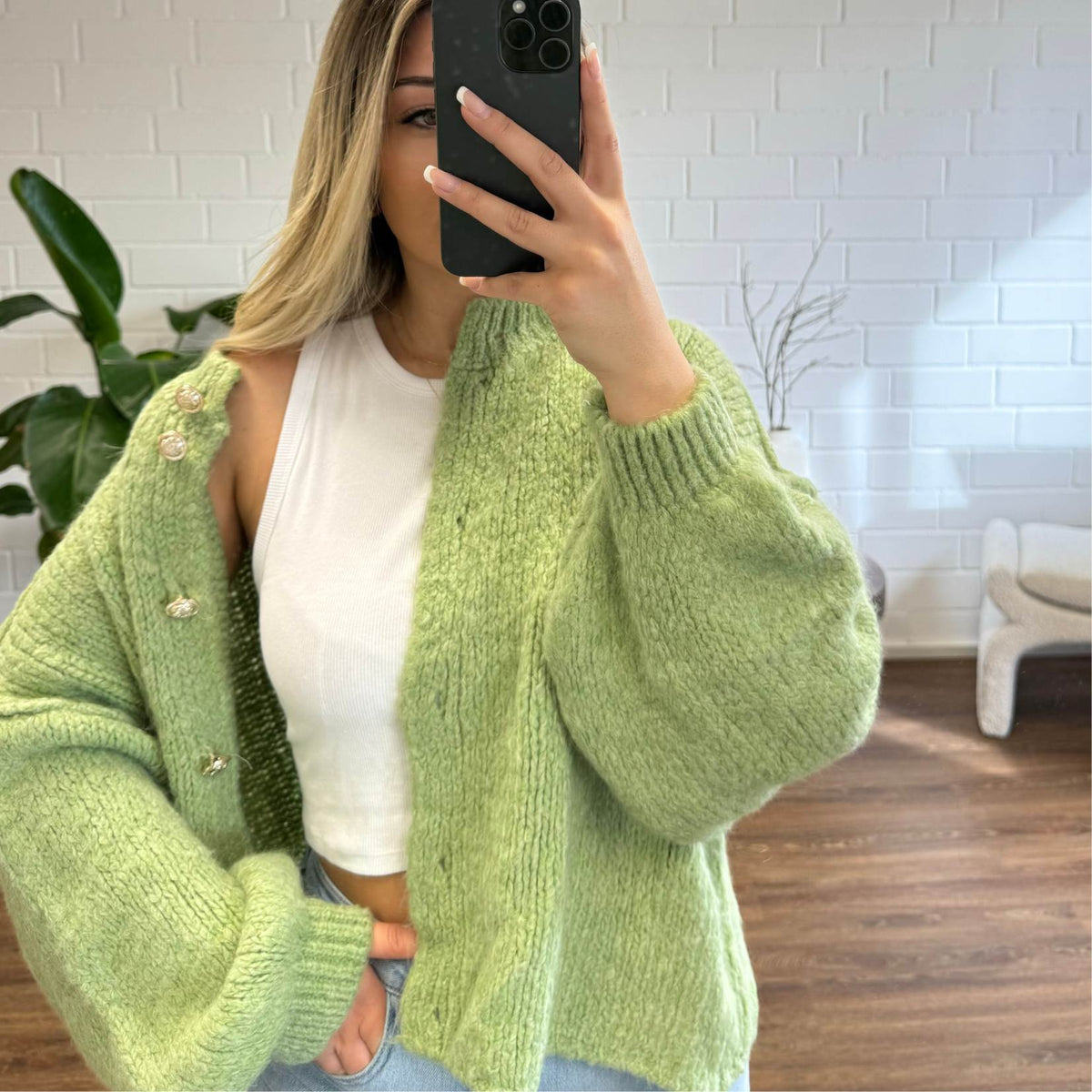 Cárdigan corto oversize CozyGlam