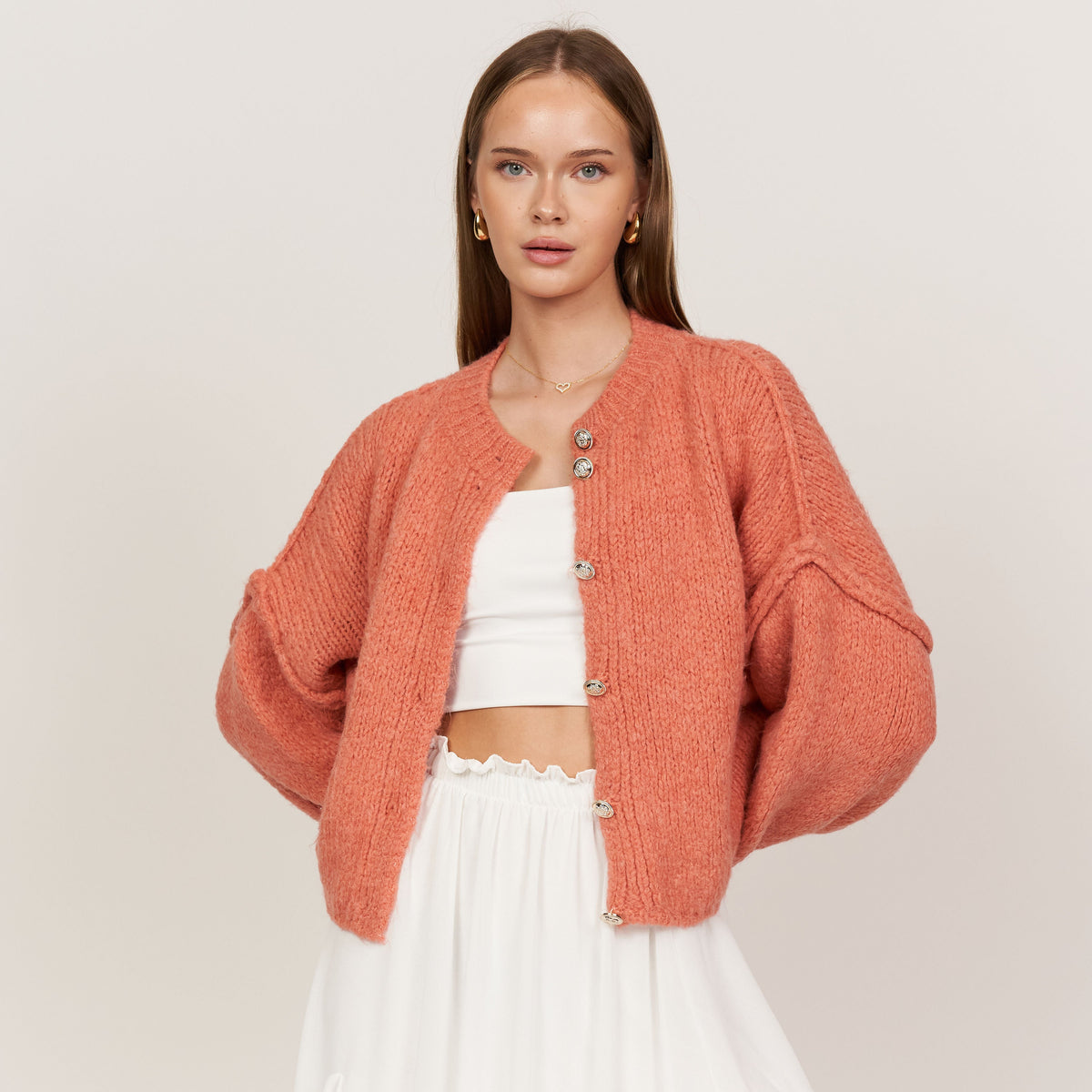 Cárdigan corto oversize CozyGlam