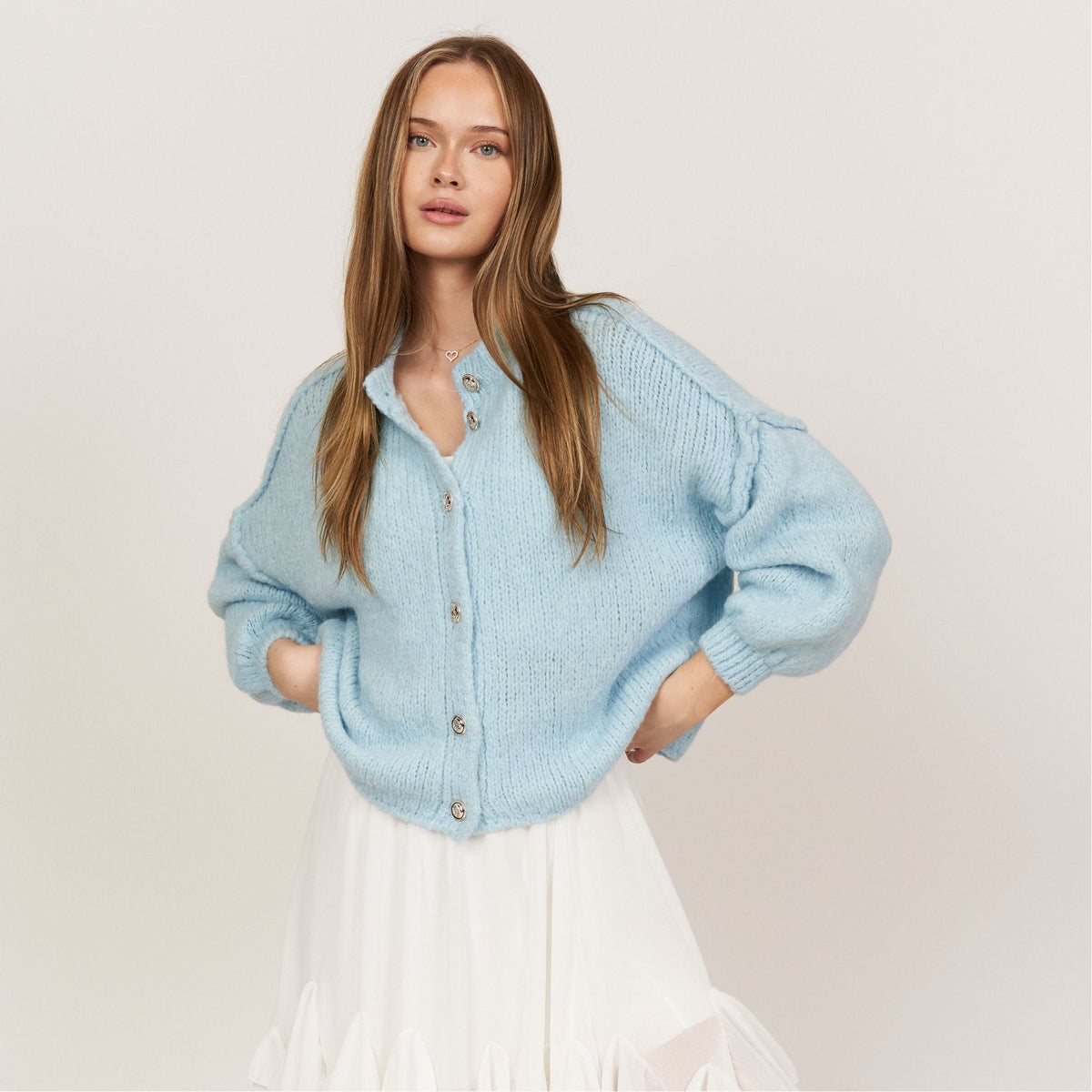 Cárdigan corto oversize CozyGlam