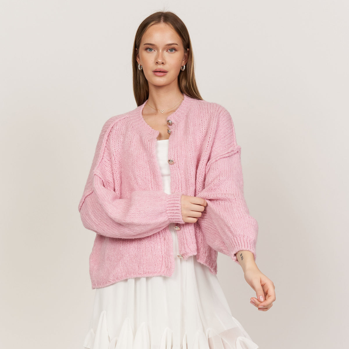 Cárdigan corto oversize CozyGlam