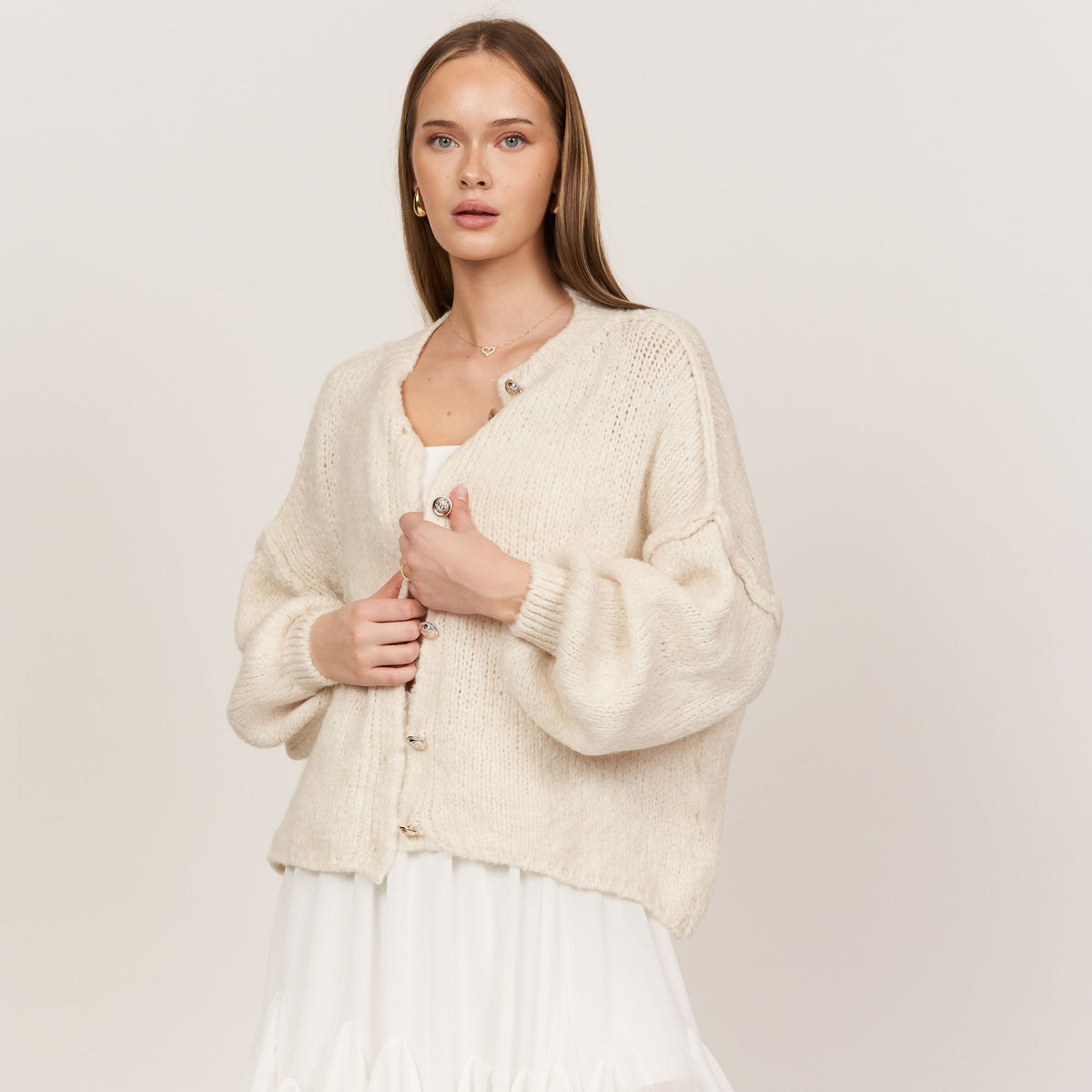 Cárdigan corto oversize CozyGlam
