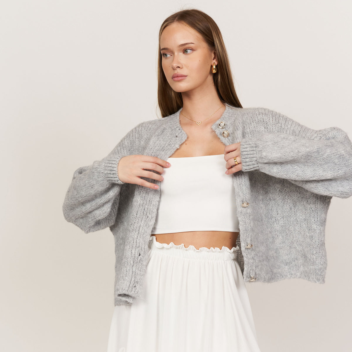 Cárdigan corto oversize CozyGlam