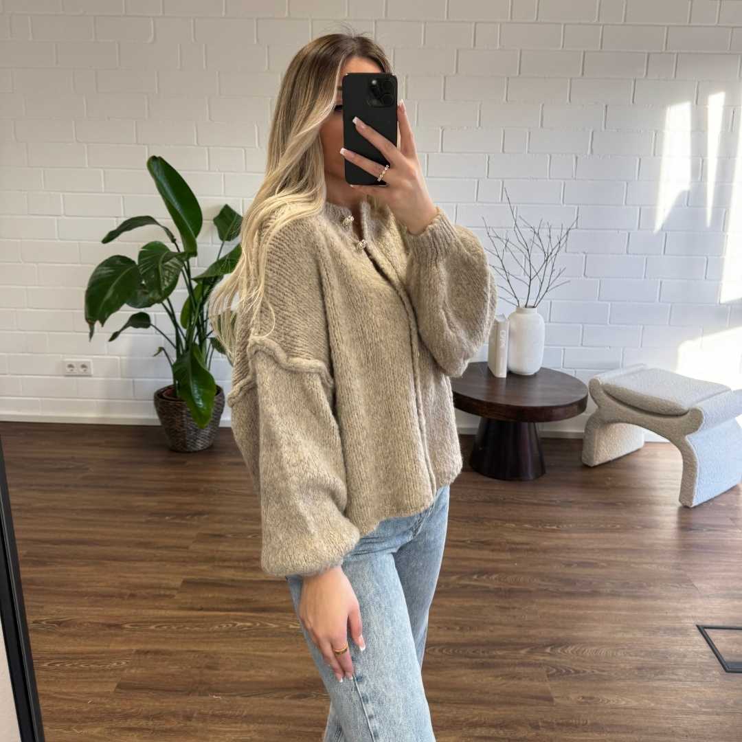 Cárdigan corto oversize CozyGlam