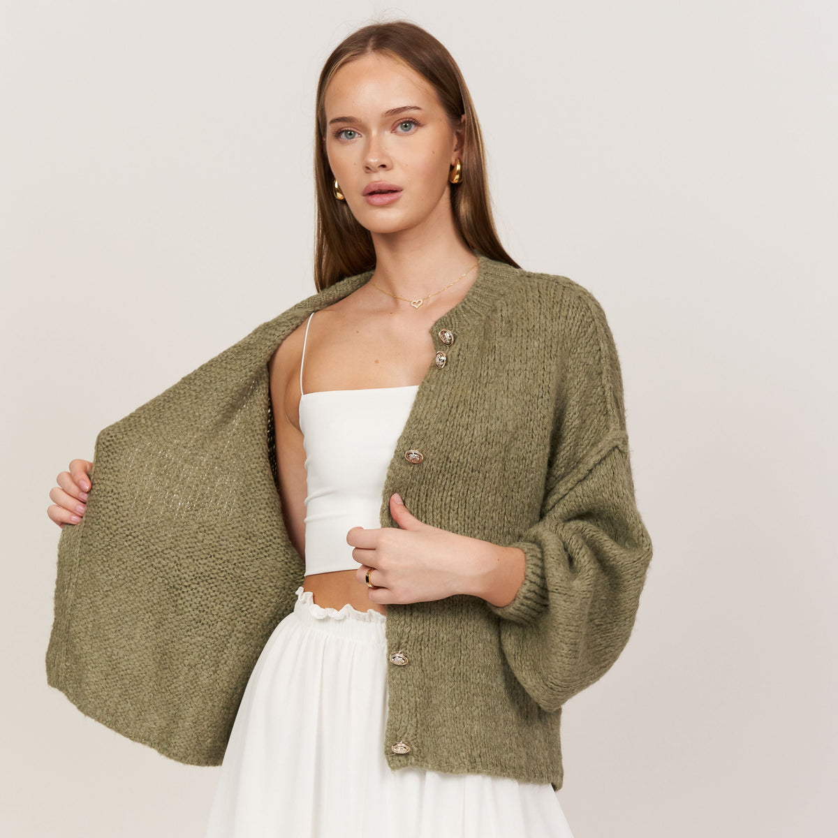 Cárdigan corto oversize CozyGlam