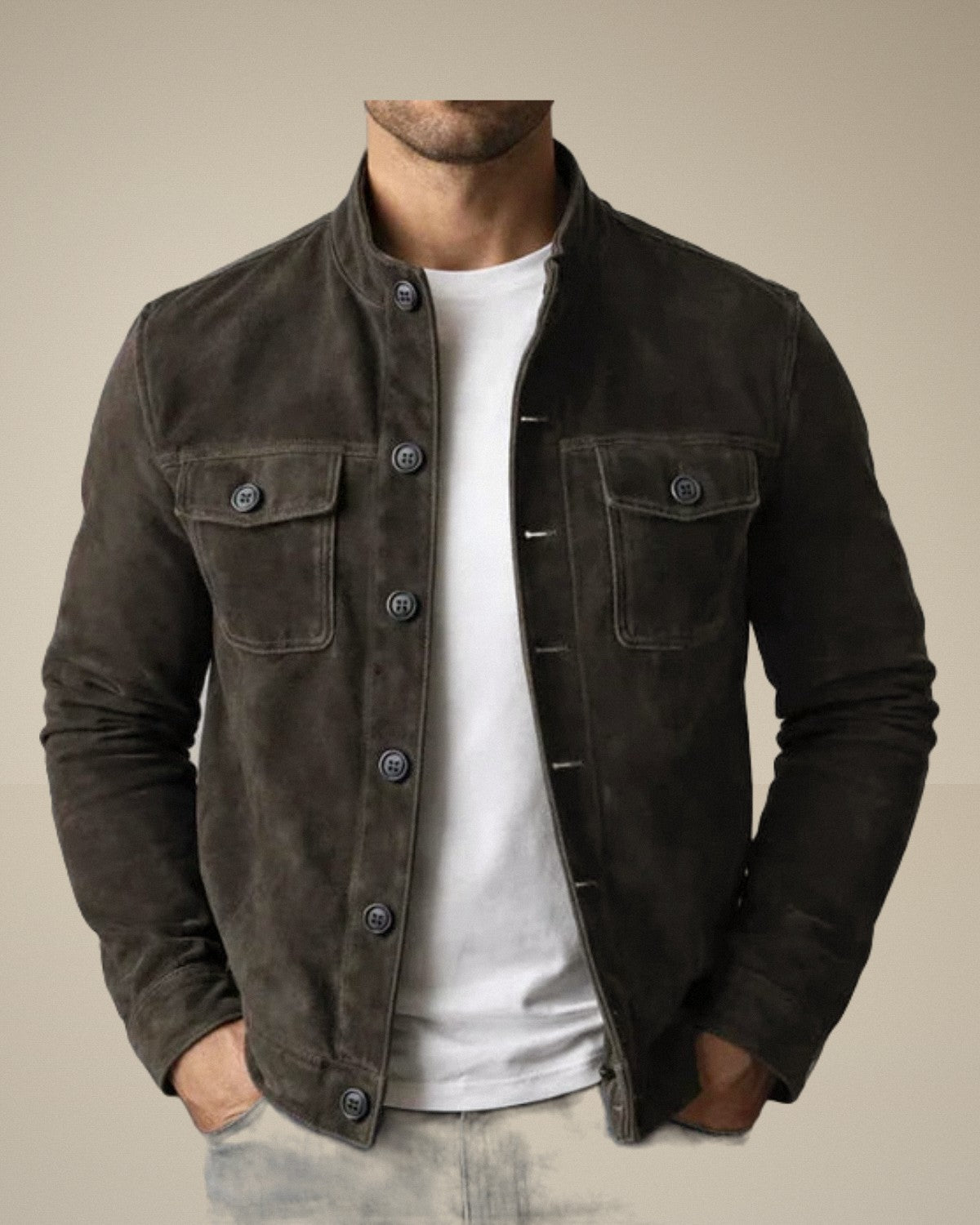 Chaqueta Efecto Ante Jari – victoriamode