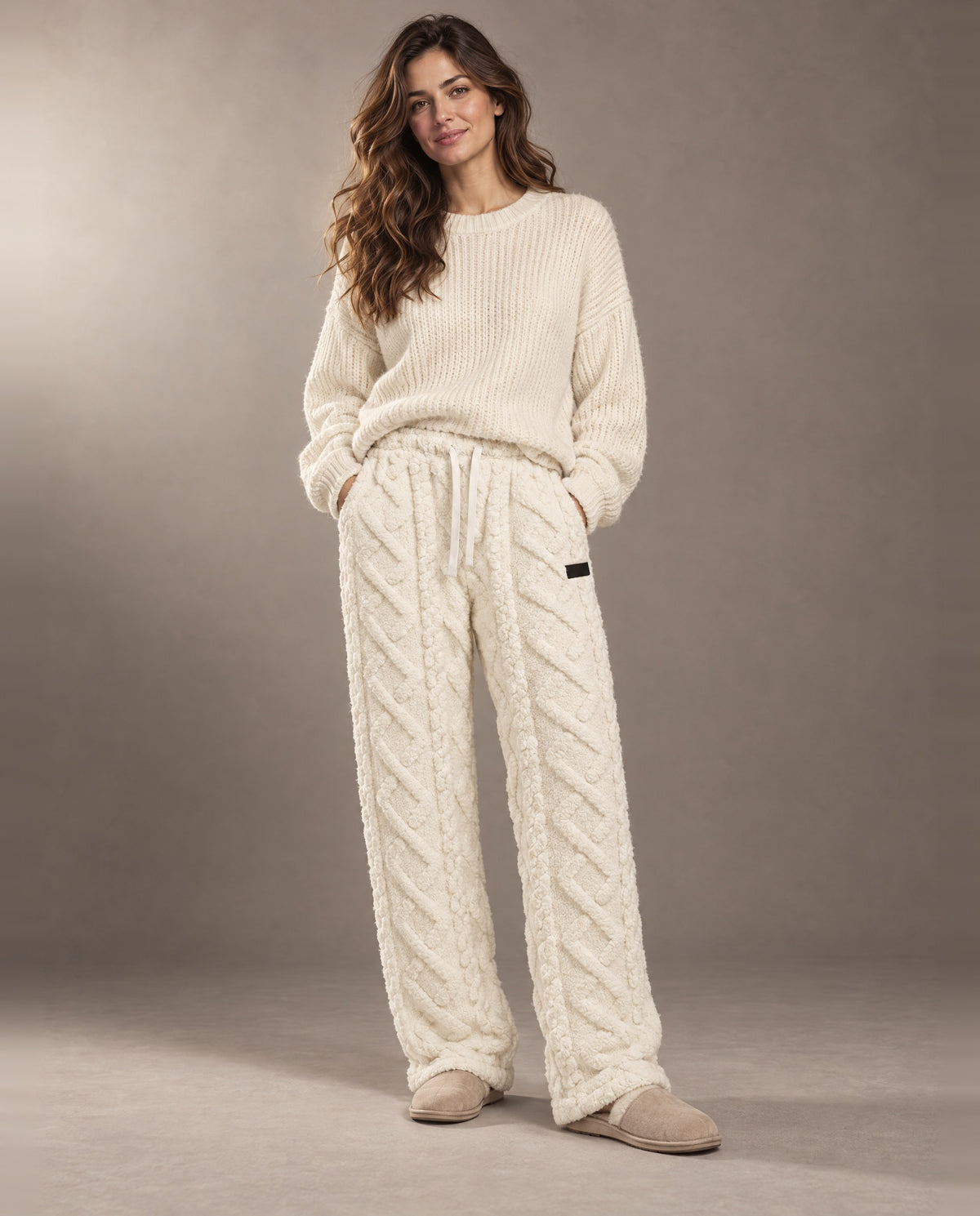 Pantalón de Casa Polar Trenzado Lia – victoriamode