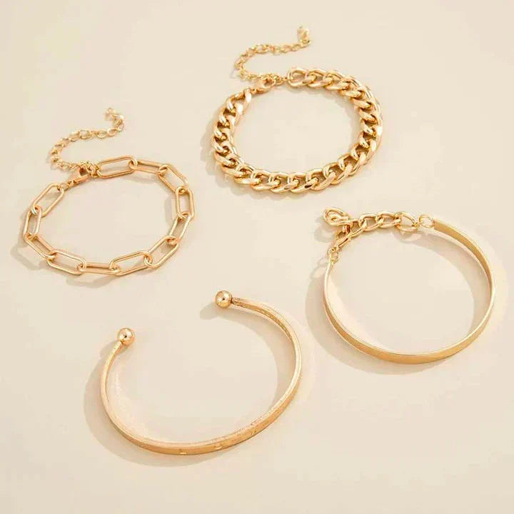 Set Bracciali Élan Mercer en Or Blanc