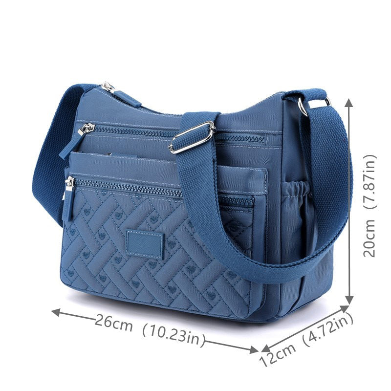 Bolso Bandolera de Nailon Repelente al Agua