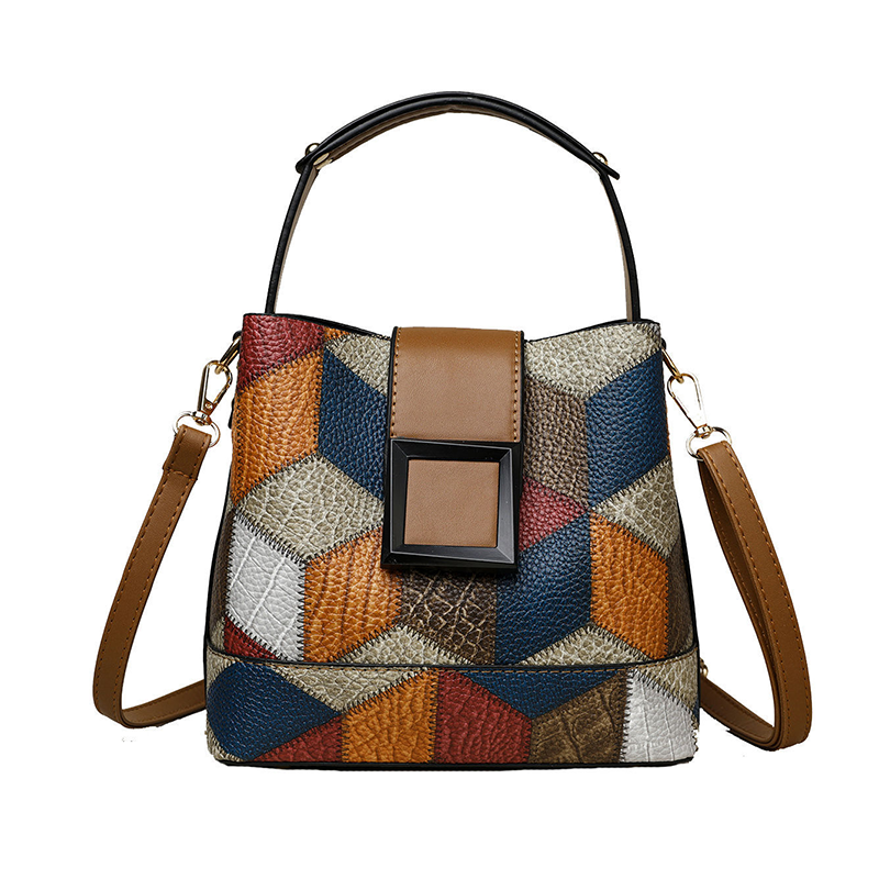 Bolso Bandolera Tipo Cubo