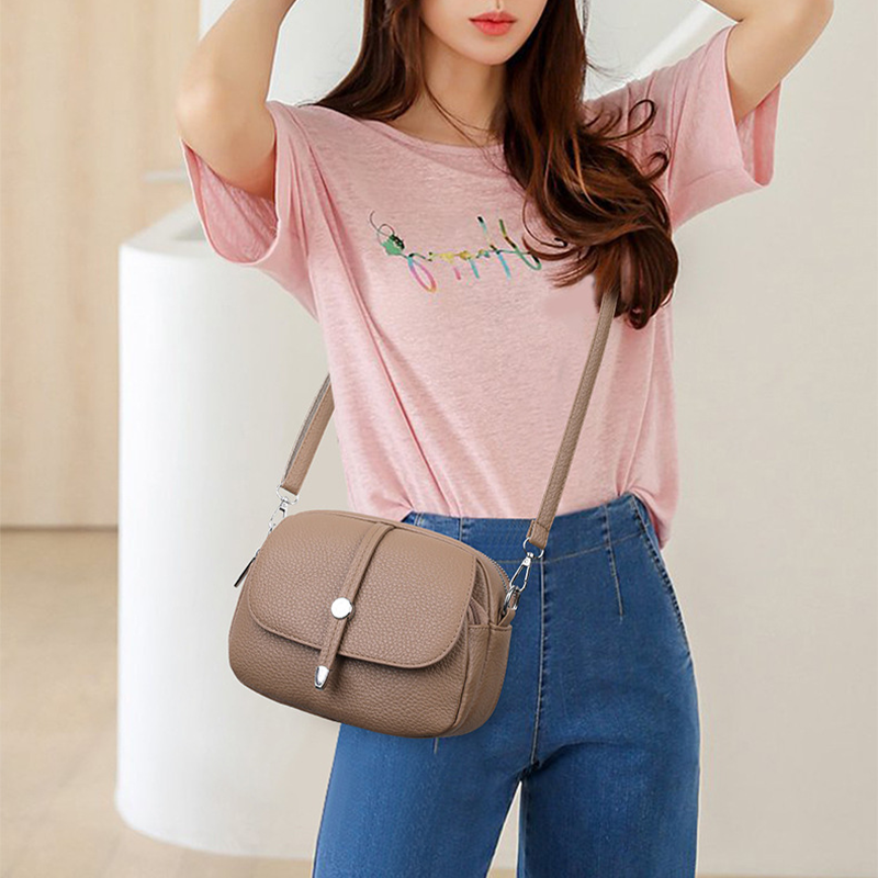 Bolso Bandolera Liso Minimalista