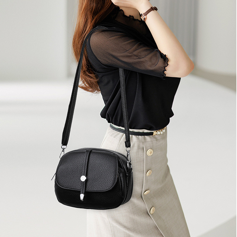 Bolso Bandolera Liso Minimalista