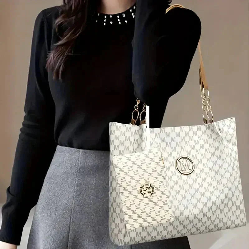 Bolso de Hombro Vintage Estampado
