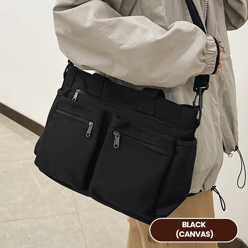 Bolso de Hombro Vintage de Pana