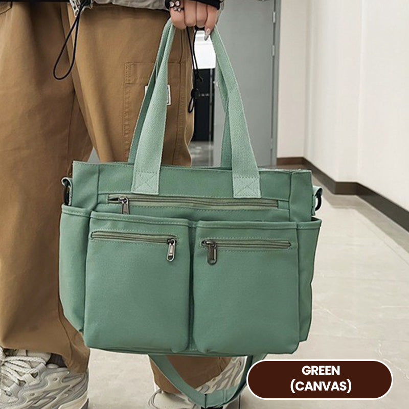 Bolso de Hombro Vintage de Pana