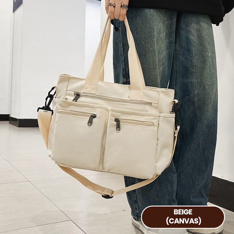 Bolso de Hombro Vintage de Pana