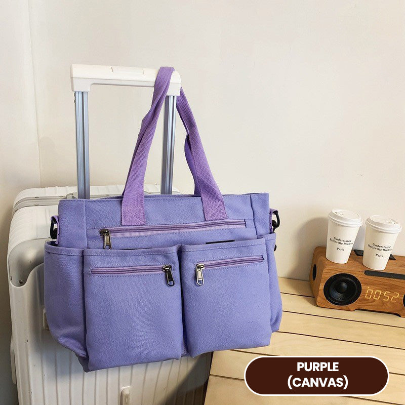 Bolso de Hombro Vintage de Pana