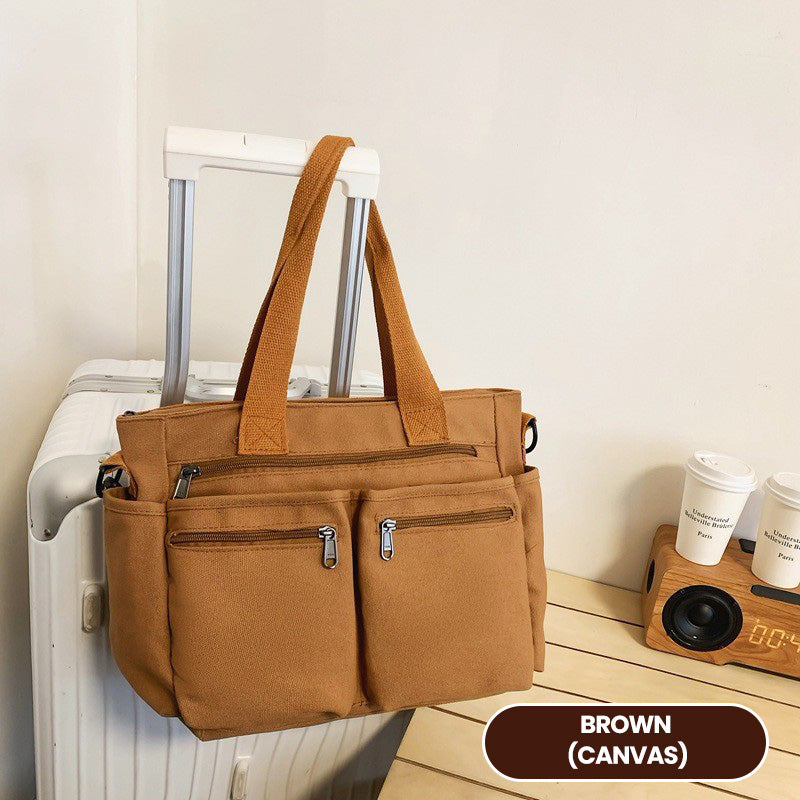 Bolso de Hombro Vintage de Pana