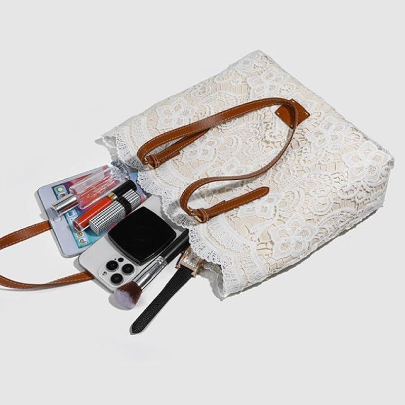 Bolso Tote de Encaje