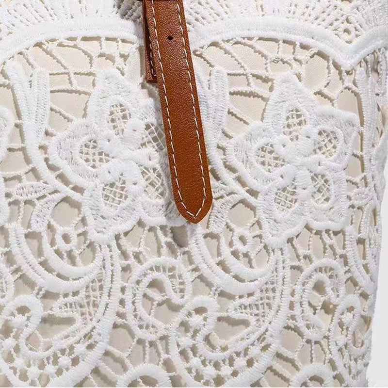 Bolso Tote de Encaje