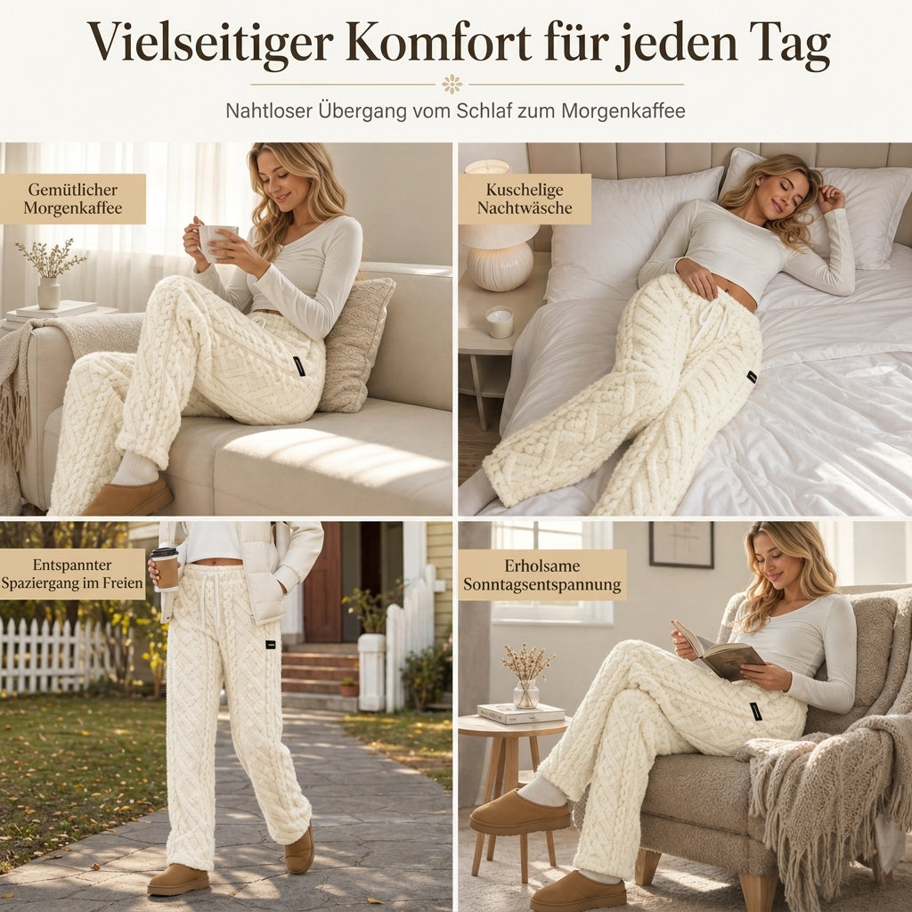 Pantalón de Casa Polar Trenzado Lia
