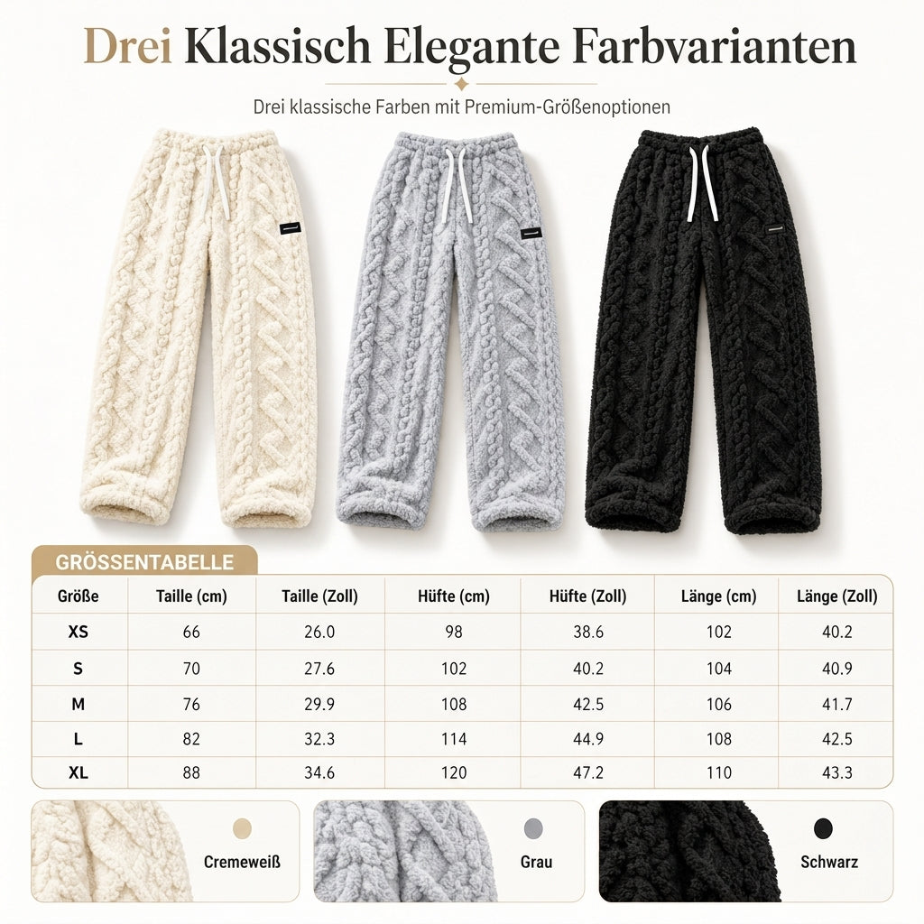Pantalón de Casa Polar Trenzado Lia