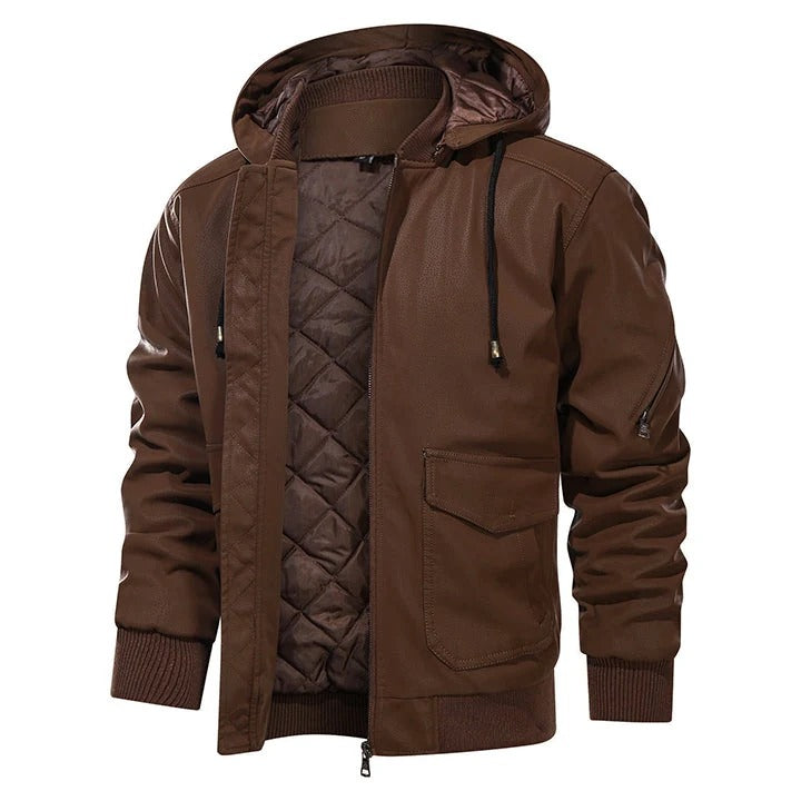 Chaqueta de cuero Marziano – victoriamode