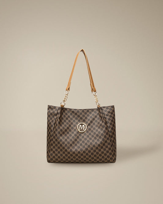 Bolso de Hombro Vintage Estampado