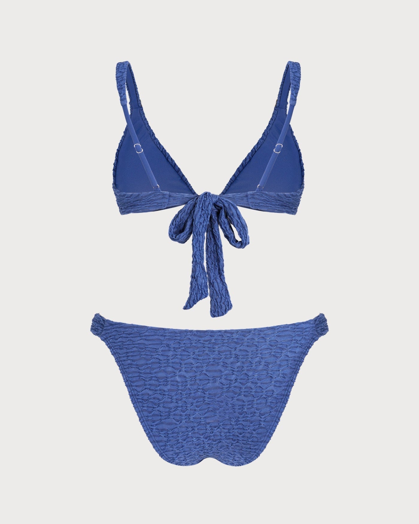 Bikini Cuello V Azul